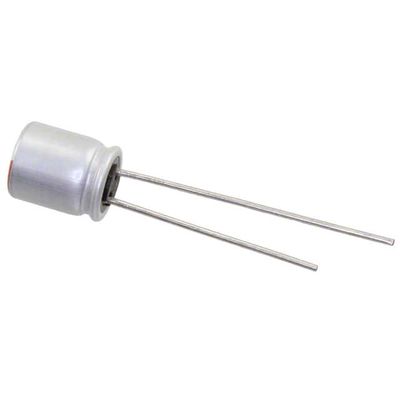 8 mm de longitud Polar de aluminio condensador de polímero RS80J331MDNASQ terminación radial