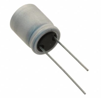 Capacitadores de polímero compactos PLX1E181MDL1TD ahorrar espacio a través del montaje del agujero